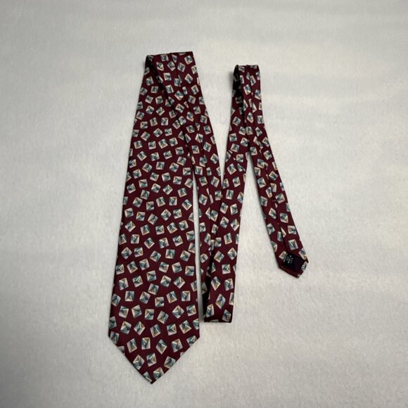 Kuppenheimer Tie Graphics 100% Silk USA 59" X 4" - Picture 4 of 8